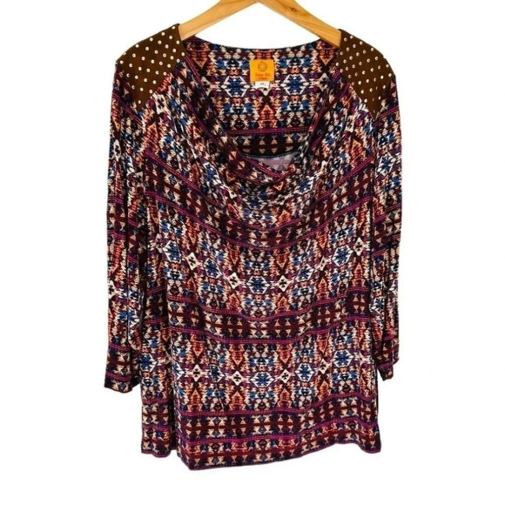 Ruby Rd Woman Plus Size 2x Cowl Neck Long Sleeve … - image 1